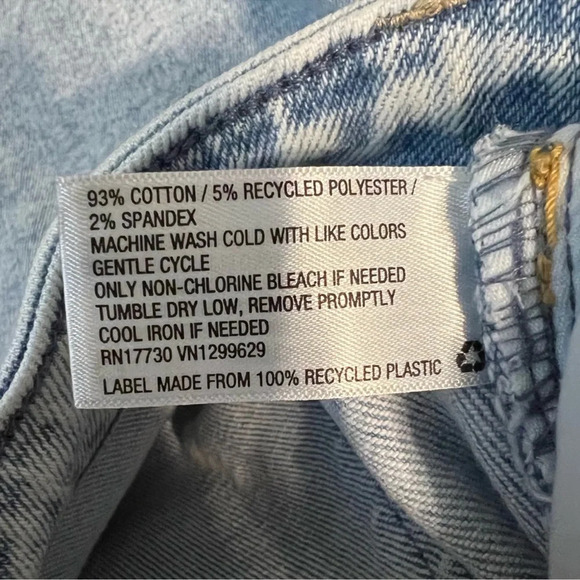 NWT Ava & Viv High Rise Jean Shorts - Picture 4 of 6